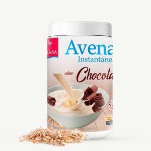 avena instantánea sabor chocolate