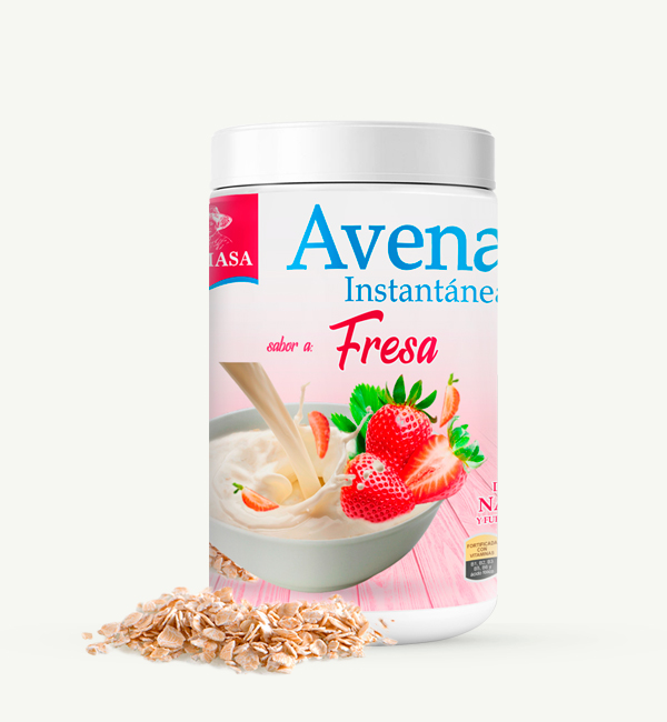 avena instantánea sabor fresa