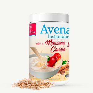 avena instantánea sabor manzana y canela