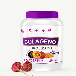 colágeno con fenogreco y maca, sabor natural
