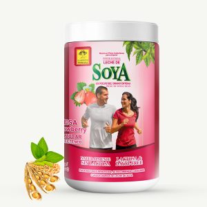leche de soya sabor a fresa