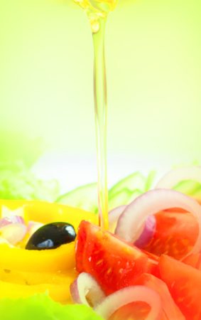 Fondo ensalada de vegetales